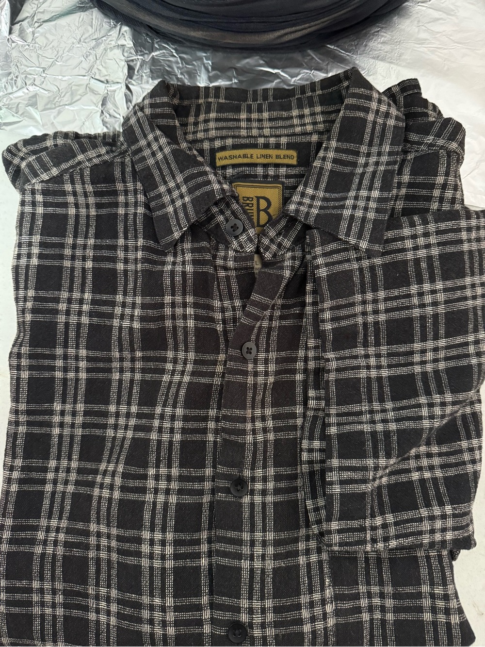 Bruno black shirt-short sleeve
